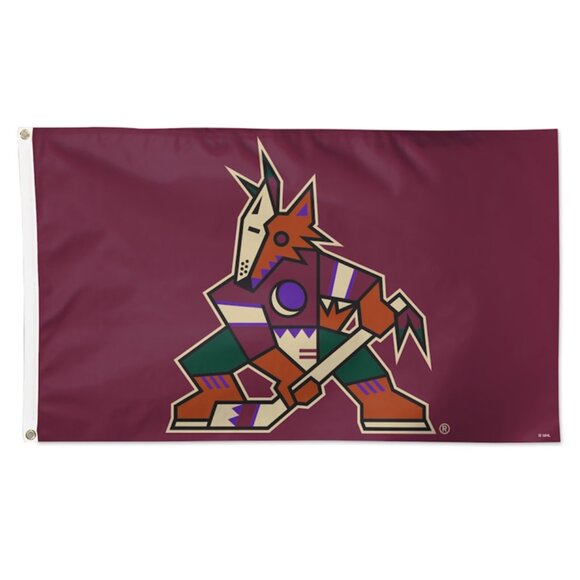 NWT Arizona Coyotes Team Flag *Kachina 3ftx5ft - Picture 1 of 7
